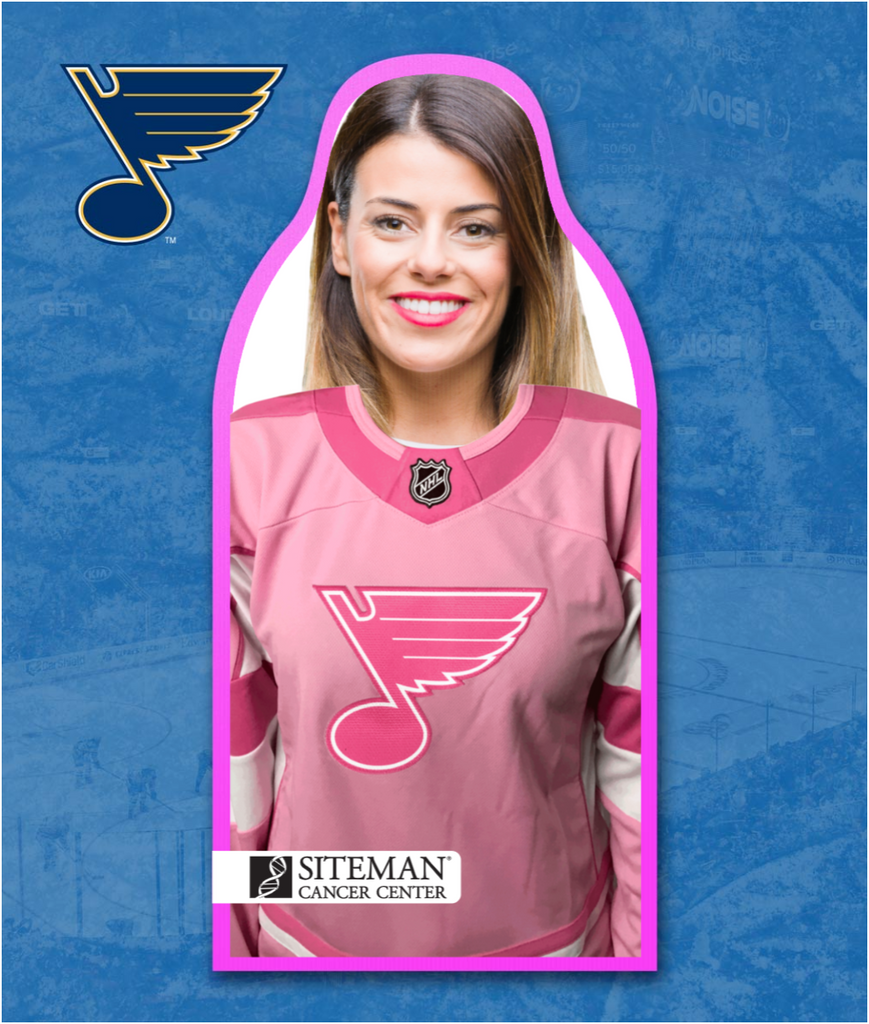 St. Louis Blues Pink at the Rink FanCutouts