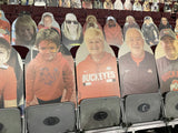 Buckeye Fan Cutouts at the Schott